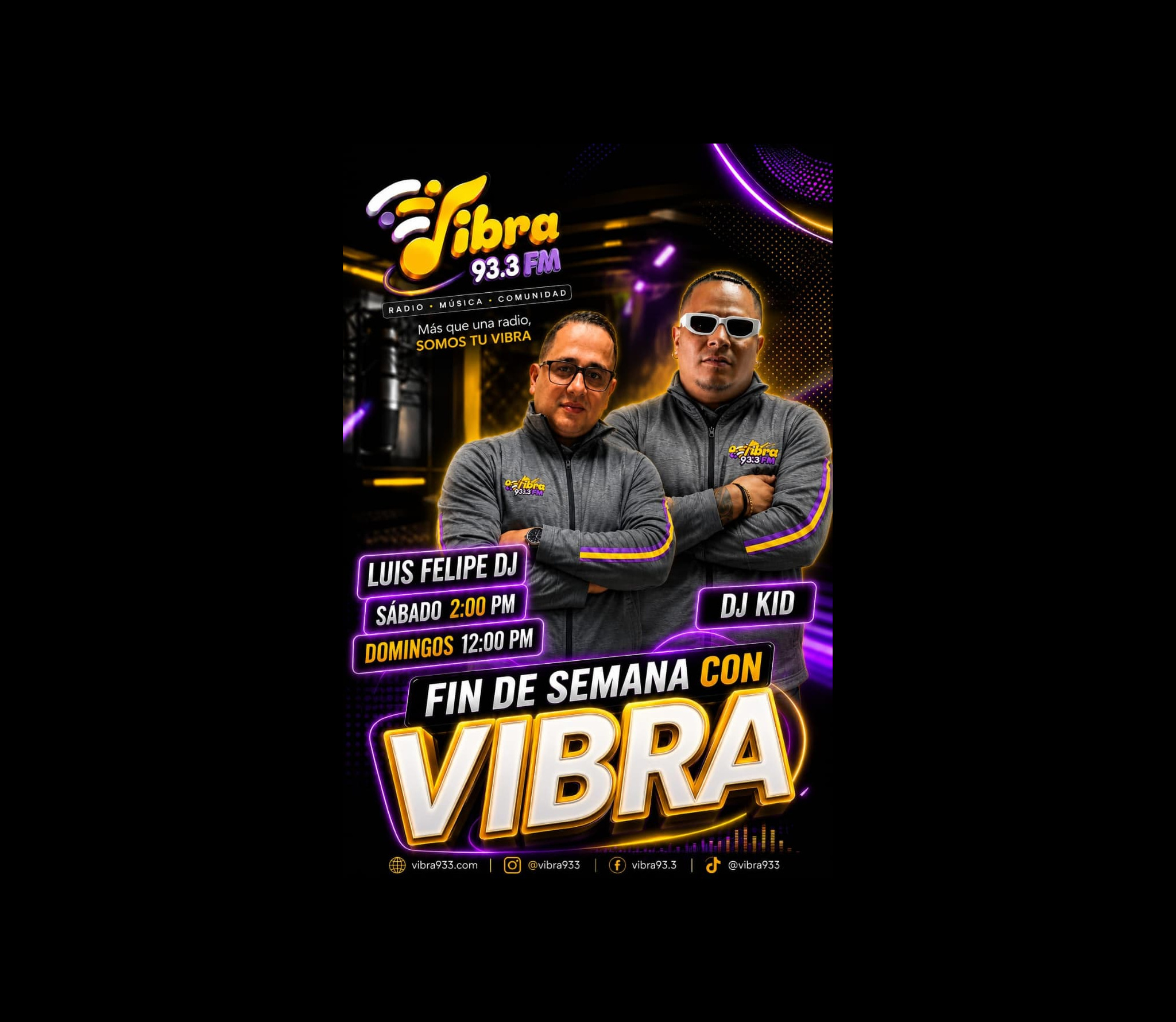 FIN DE SEMANA CON VIBRA